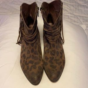 Leopard booties